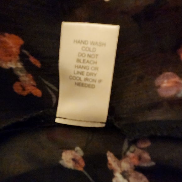 Floral Button Down Shirt in Cream and Brown - Picture 11 of 13